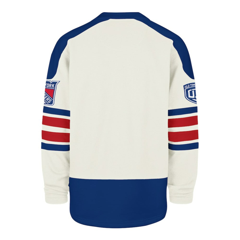 New York Rangers '47 Pond Hockey Trio Eternal Lacer Sweatshirt - Cream | US 203760203