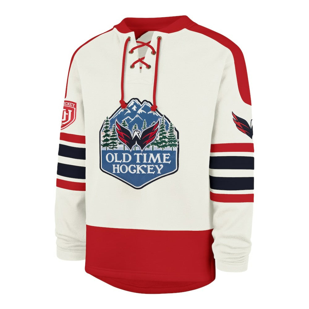 Washington Capitals '47 Pond Hockey Trio Eternal Lacer Sweatshirt - Cream | US 203760205