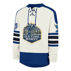 St. Louis Blues '47 Pond Hockey Trio Eternal Lacer Sweatshirt - Cream | US 203760208