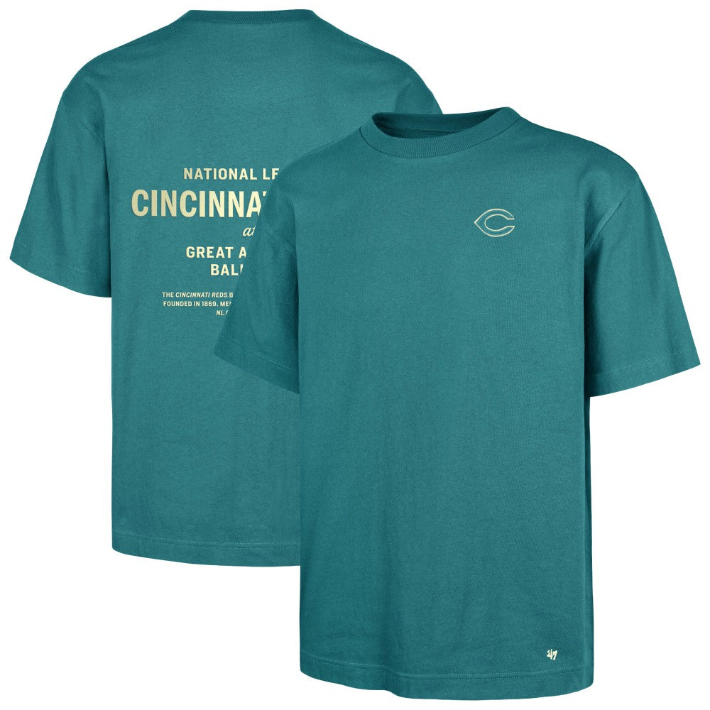 Cincinnati Reds '47 Leon Foundation T-Shirt - Hunter Green T-shirts