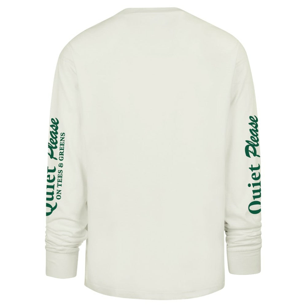 Atlanta Braves '47 Quiet Please Foundation Long Sleeve T-Shirt - Cream T-shirts