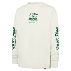Chicago Cubs '47 Quiet Please Foundation Long Sleeve T-Shirt - Cream T-shirts