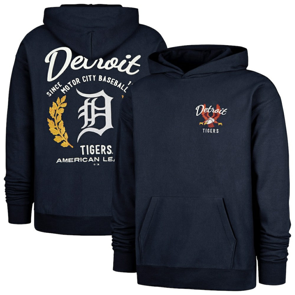 Detroit Tigers '47 Souvenir Laurels Foundation Hoodie - Navy Hoodies