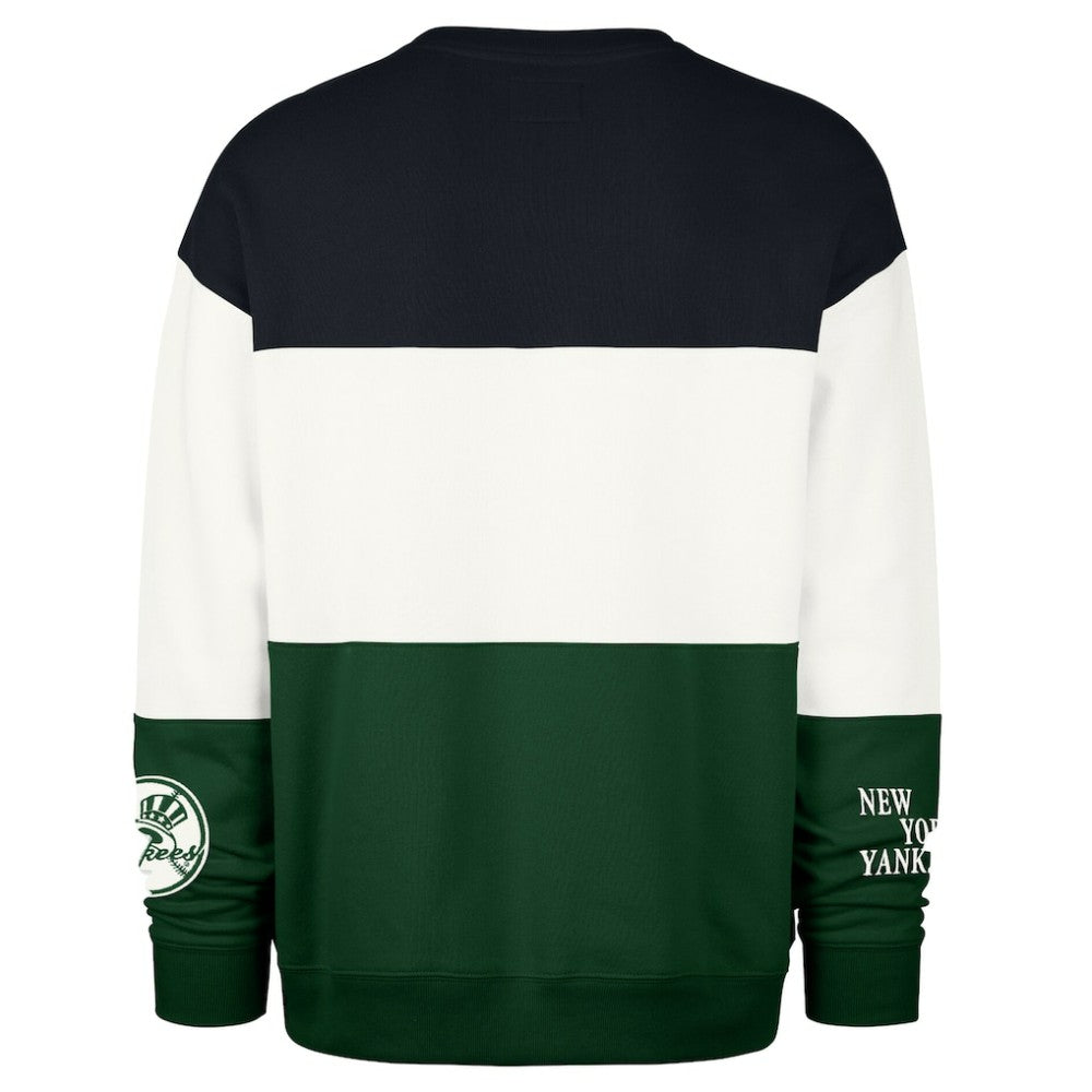 New York Yankees '47 Tee Up Maximalist Fleece Sweatshirt - Green Sweatshirts