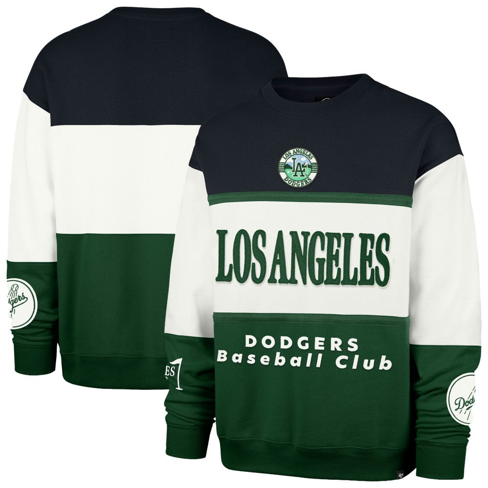 Los Angeles Dodgers '47 Tee Up Maximalist Fleece Sweatshirt - Green Sweatshirts