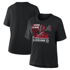 Arizona Diamondbacks Women's 2026 Spring Training Cactus League Hometown Special T-Shirt - Black T-shirts