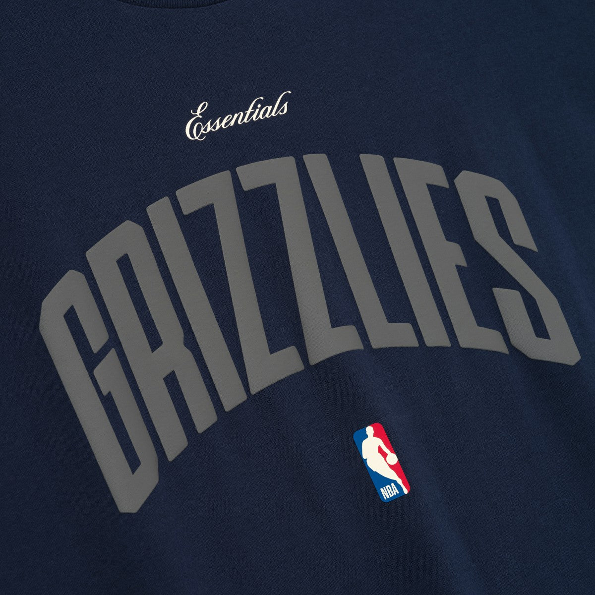 Memphis Grizzlies Fear of God x NBA Unisex 90s Fit T-Shirt Navy