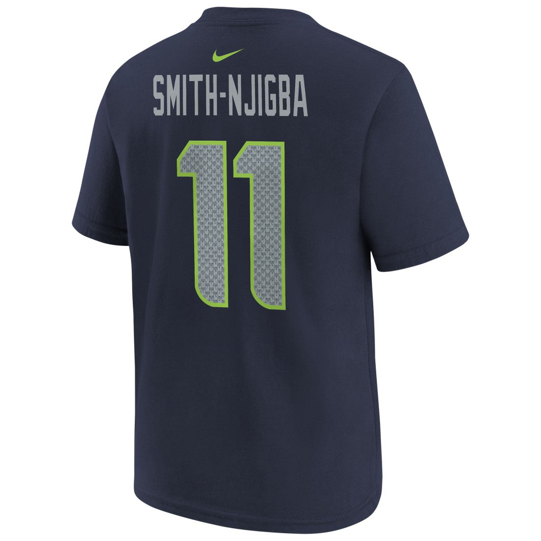 Jaxon Smith-Njigba Seattle Seahawks Youth Super Bowl LX Patch Name & Number T-Shirt - College Navy T-shirts