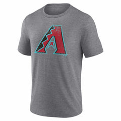 Arizona Diamondbacks Heritage Personalized Any Name & Number Tri-Blend T-Shirt - Gray T-shirts