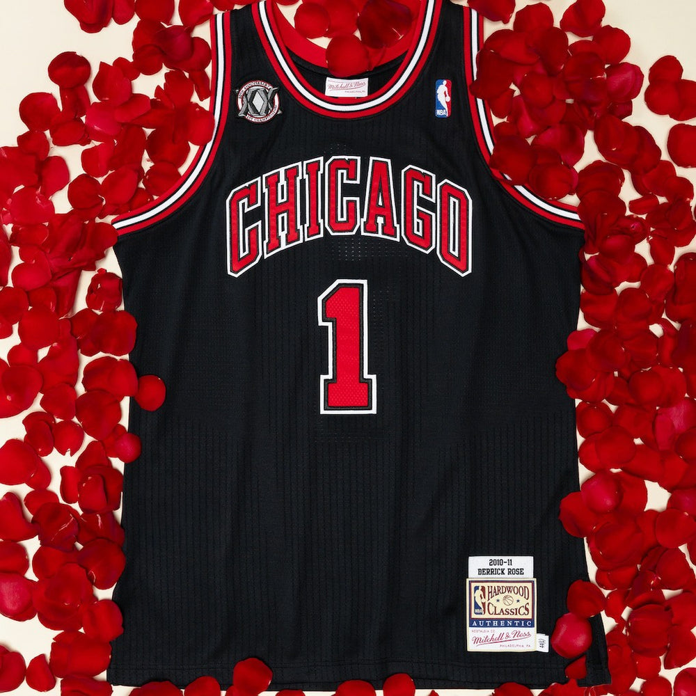 Derrick Rose Chicago Bulls 2010-11 Authentic Jersey Black - Mitchell & Ness