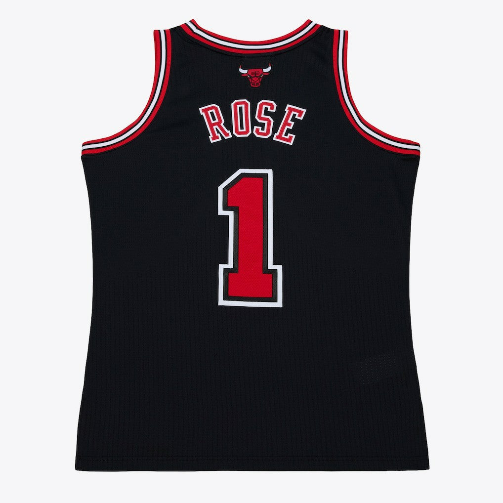 Derrick Rose Chicago Bulls 2010-11 Authentic Jersey Black - Mitchell & Ness