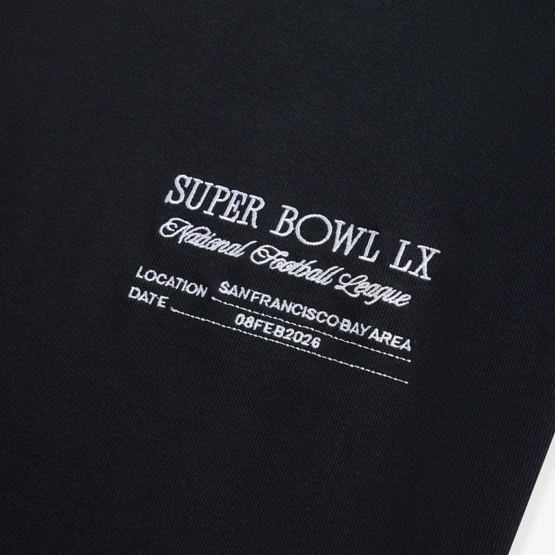 Off Season x NFL Unisex Super Bowl LX Graphic T-Shirt - Black T-shirts