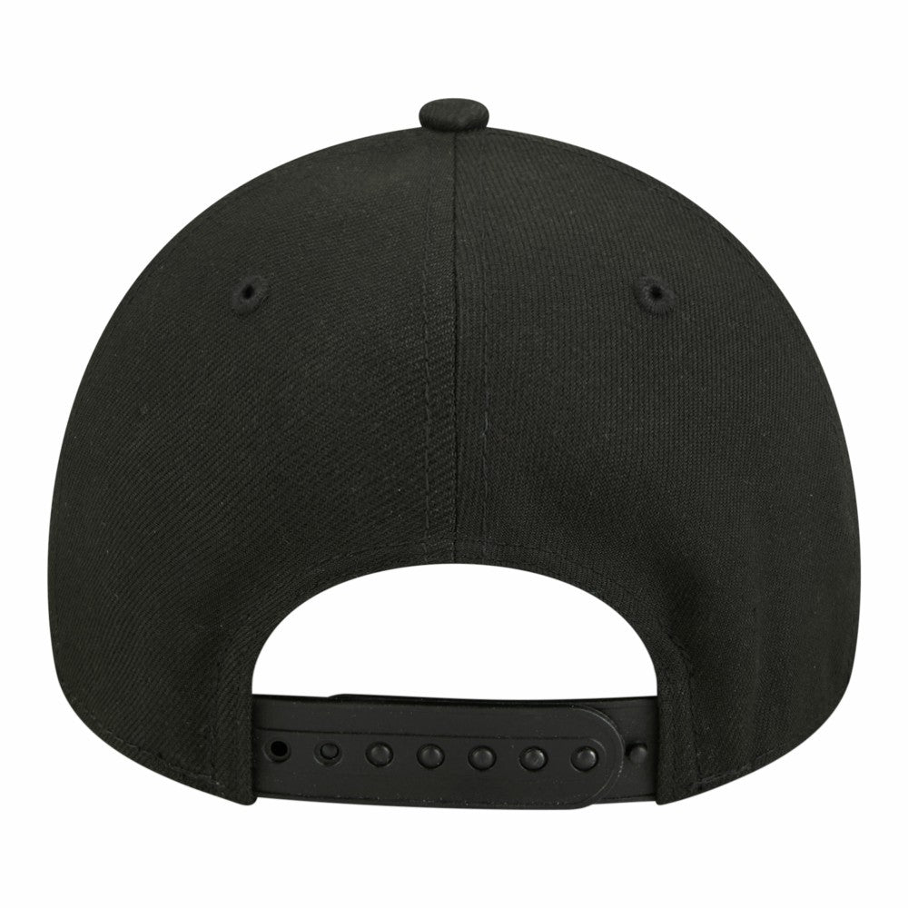 Miami Marlins New Era Youth 9FORTY A-Frame Adjustable Hat - Black Hats
