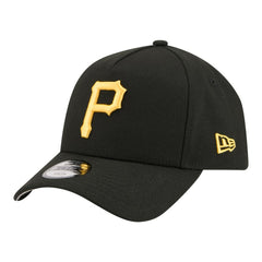Pittsburgh Pirates New Era Youth 9FORTY A-Frame Adjustable Hat - Black Hats