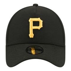 Pittsburgh Pirates New Era Youth 9FORTY A-Frame Adjustable Hat - Black Hats