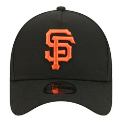 San Francisco Giants New Era Youth 9FORTY A-Frame Adjustable Hat - Black Hats