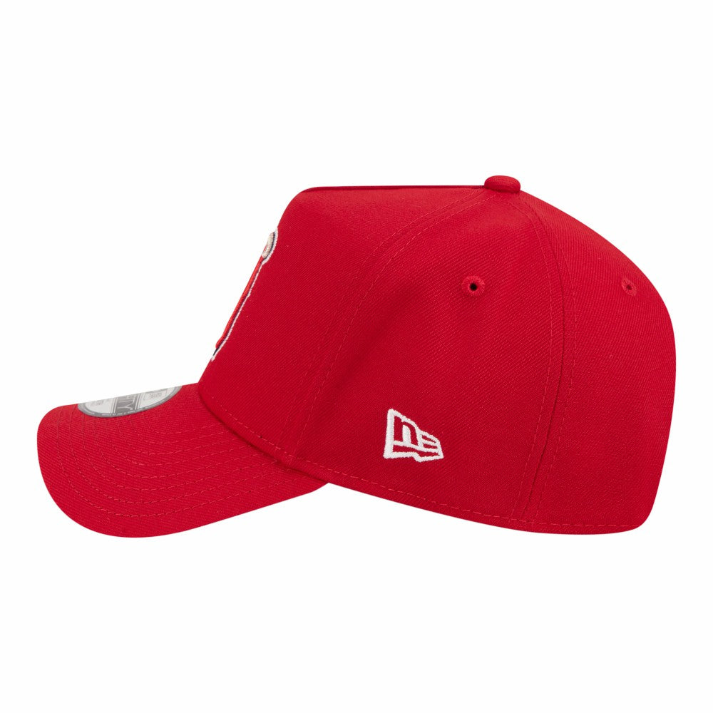 Los Angeles Angels New Era Youth 9FORTY A-Frame Adjustable Hat - Red Hats