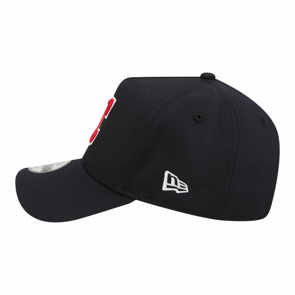 Cleveland Guardians New Era Youth 9FORTY A-Frame Adjustable Hat - Navy Hats