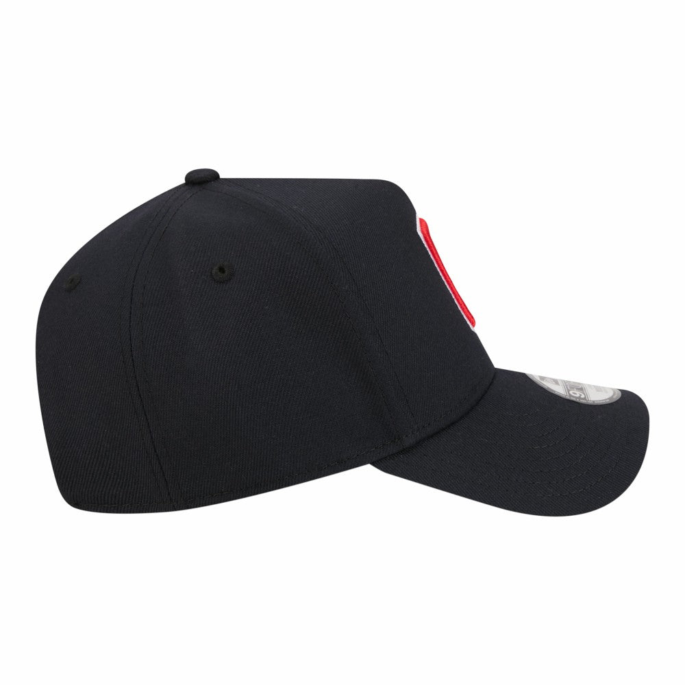 Cleveland Guardians New Era Youth 9FORTY A-Frame Adjustable Hat - Navy Hats