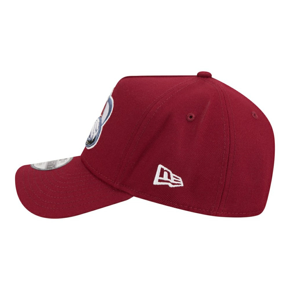 Colorado Avalanche New Era Youth 9FORTY A-Frame Adjustable Hat - Burgundy | US 203773483
