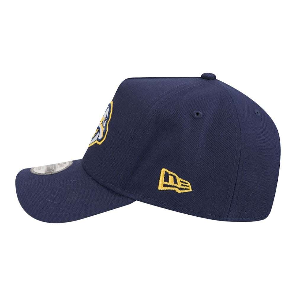 Nashville Predators New Era Youth 9FORTY A-Frame Adjustable Hat - Navy | US 203773485
