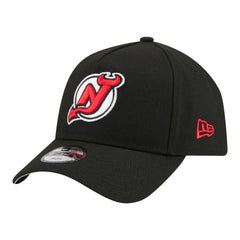 New Jersey Devils New Era Youth 9FORTY A-Frame Adjustable Hat - Black | US 203773486