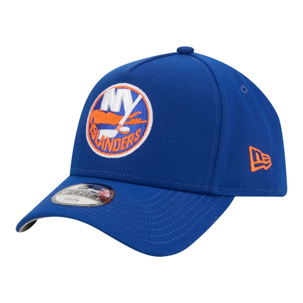 New York Islanders New Era Youth 9FORTY A-Frame Adjustable Hat - Royal | US 203773487
