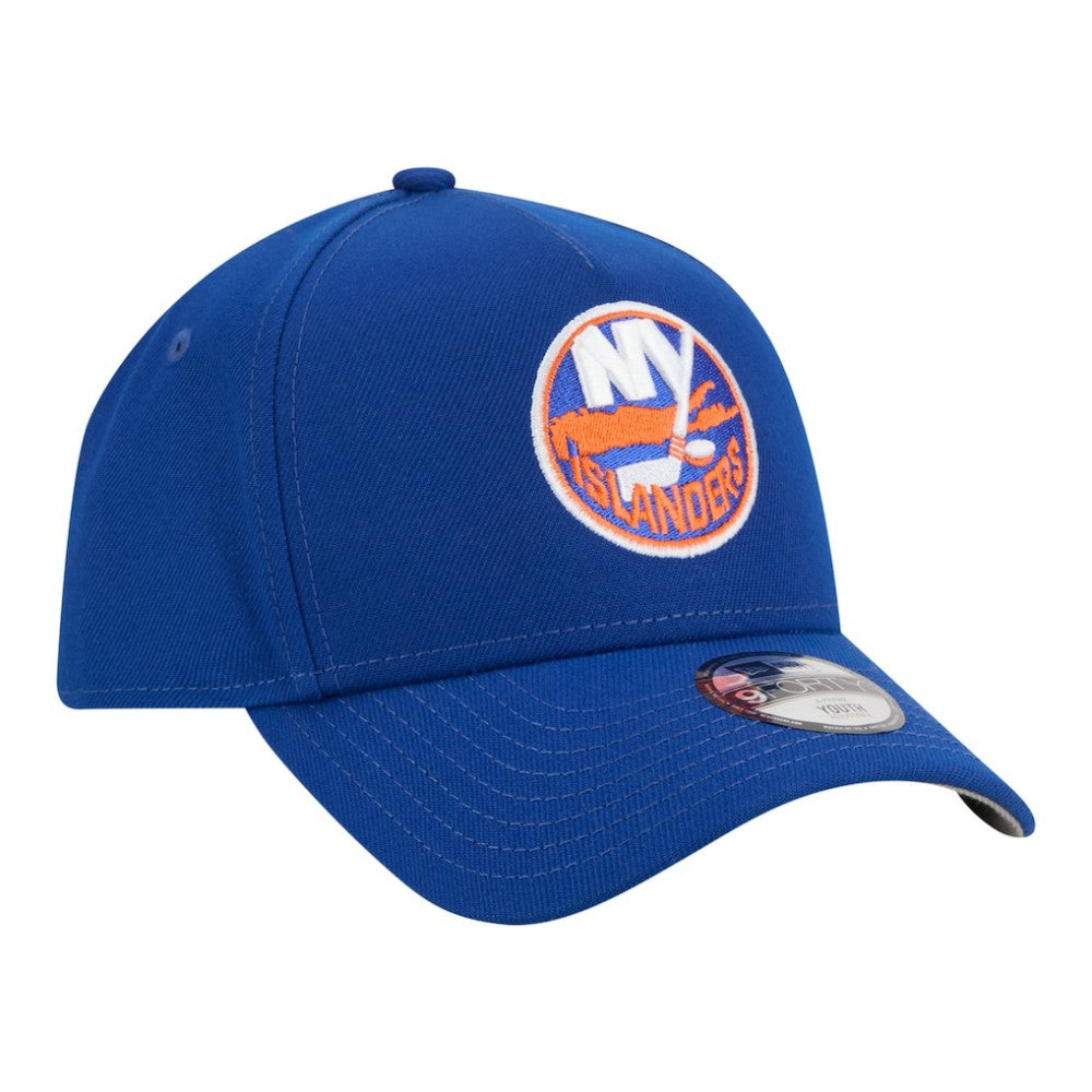 New York Islanders New Era Youth 9FORTY A-Frame Adjustable Hat - Royal | US 203773487