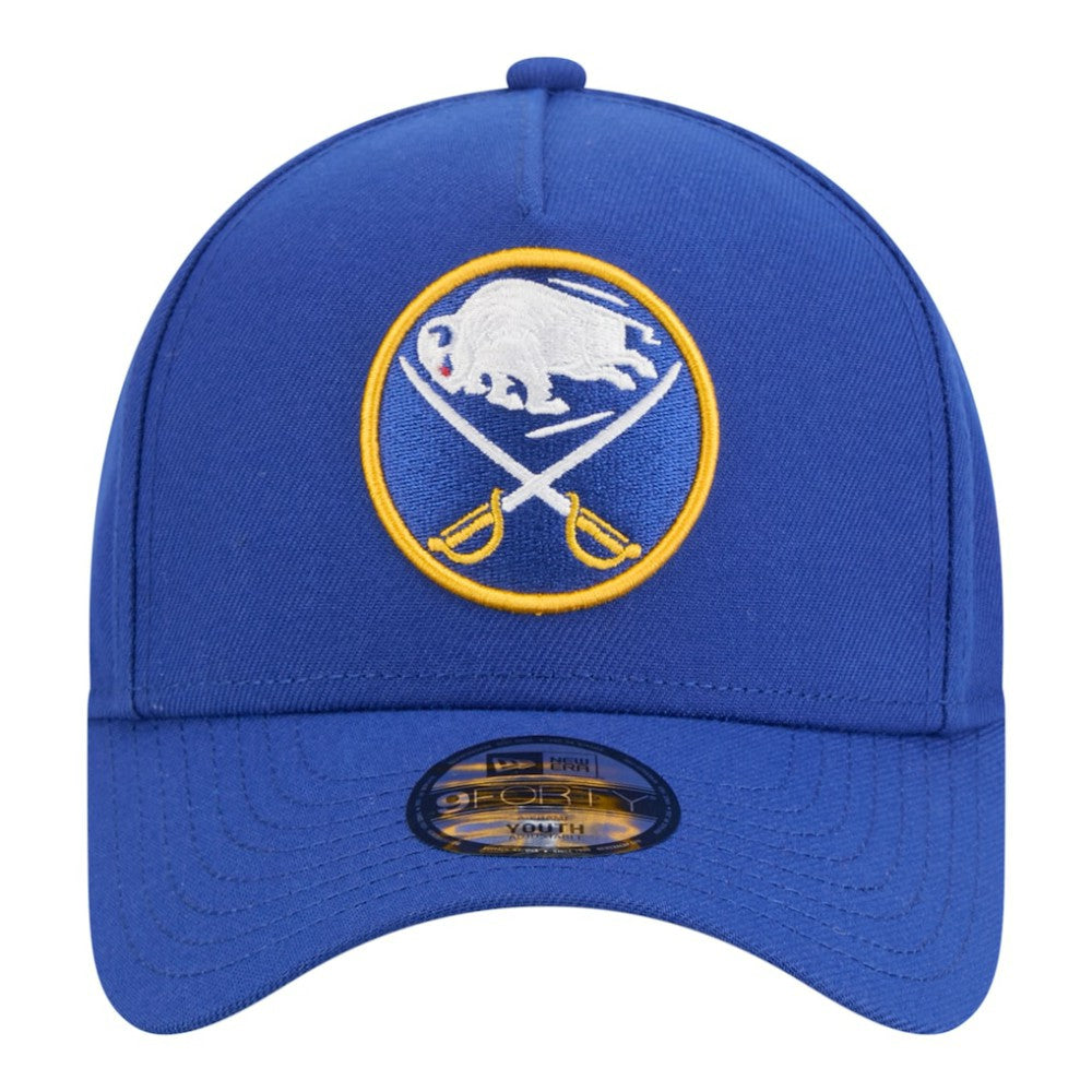 Buffalo Sabres New Era Youth 9FORTY A-Frame Adjustable Hat - Royal | US 203773493