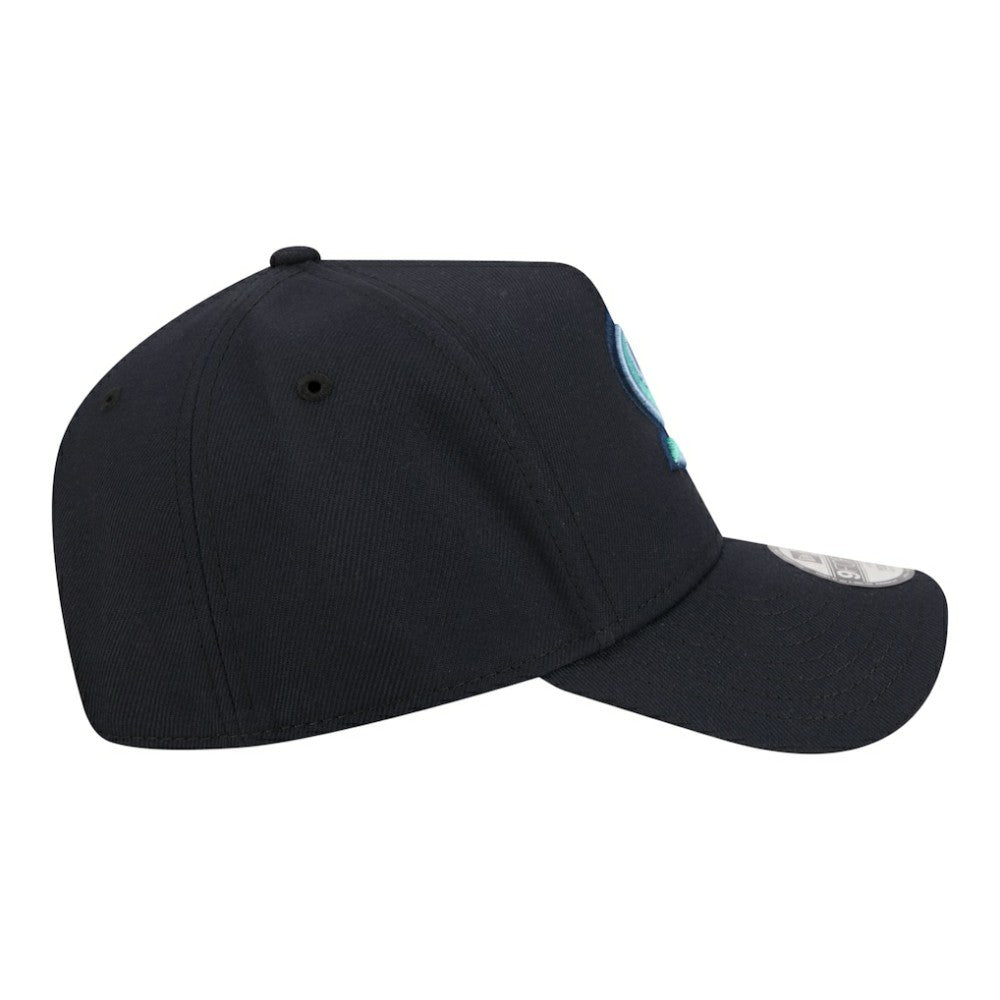 Seattle Kraken New Era Youth 9FORTY A-Frame Adjustable Hat - Deep Sea Blue | US 203773497