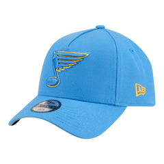 St. Louis Blues New Era Youth 9FORTY A-Frame Adjustable Hat - Blue | US 203773499