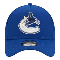 Vancouver Canucks New Era Youth 9FORTY A-Frame Adjustable Hat - Blue | US 203773503