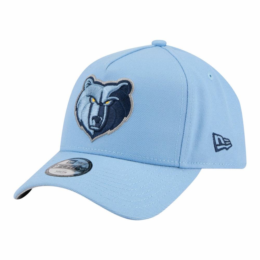 Memphis Grizzlies Youth 9FORTY A-Frame Adjustable Hat Light Blue - New Era outlet