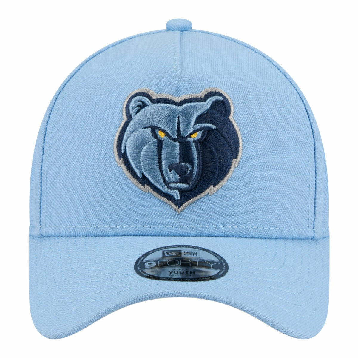 Memphis Grizzlies Youth 9FORTY A-Frame Adjustable Hat Light Blue - New Era outlet