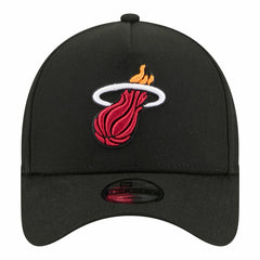 Miami Heat Youth 9FORTY A-Frame Adjustable Hat Black - New Era