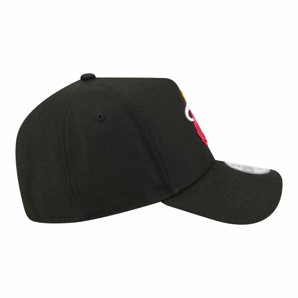 Miami Heat Youth 9FORTY A-Frame Adjustable Hat Black - New Era