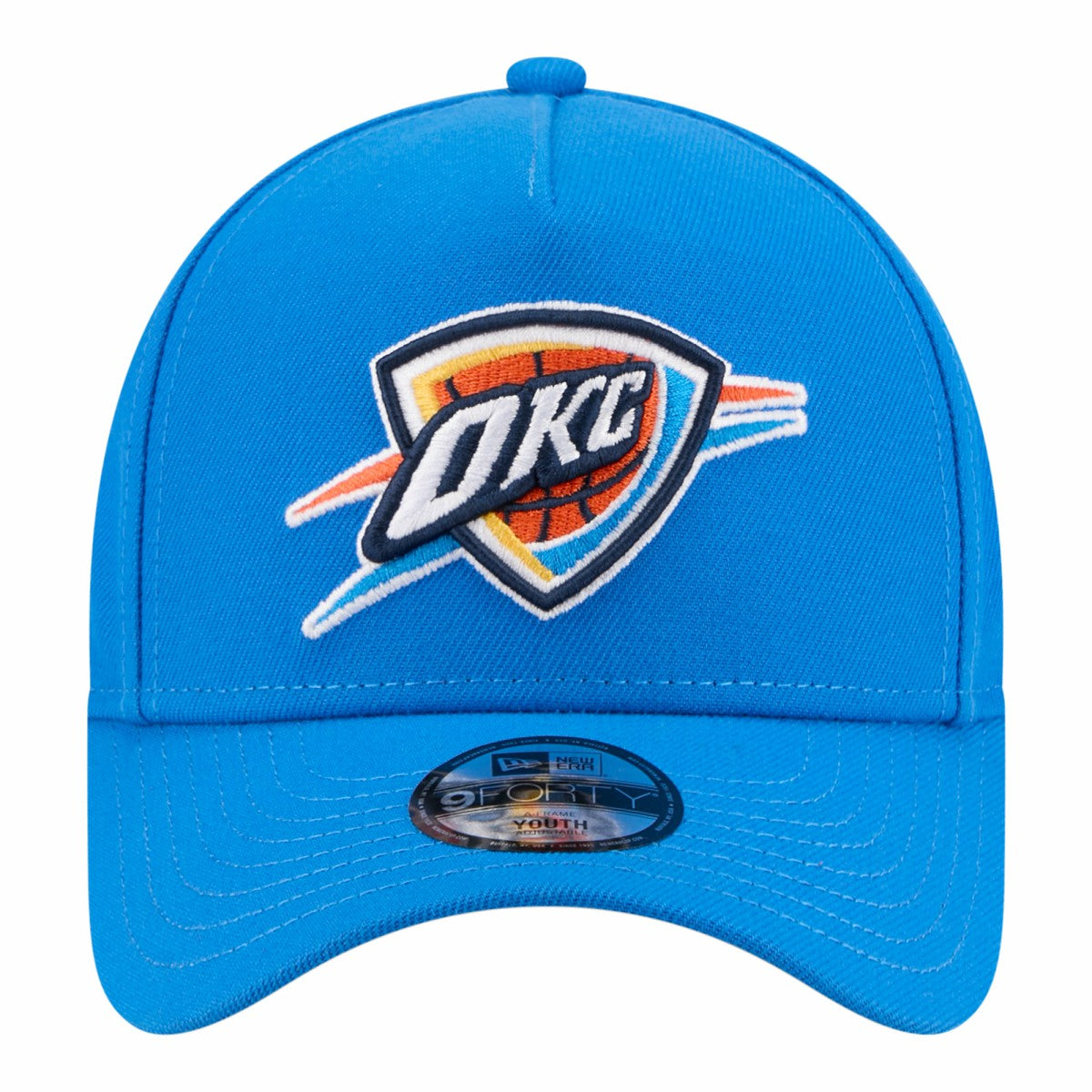 Oklahoma City Thunder Youth 9FORTY A-Frame Adjustable Hat Blue - New Era