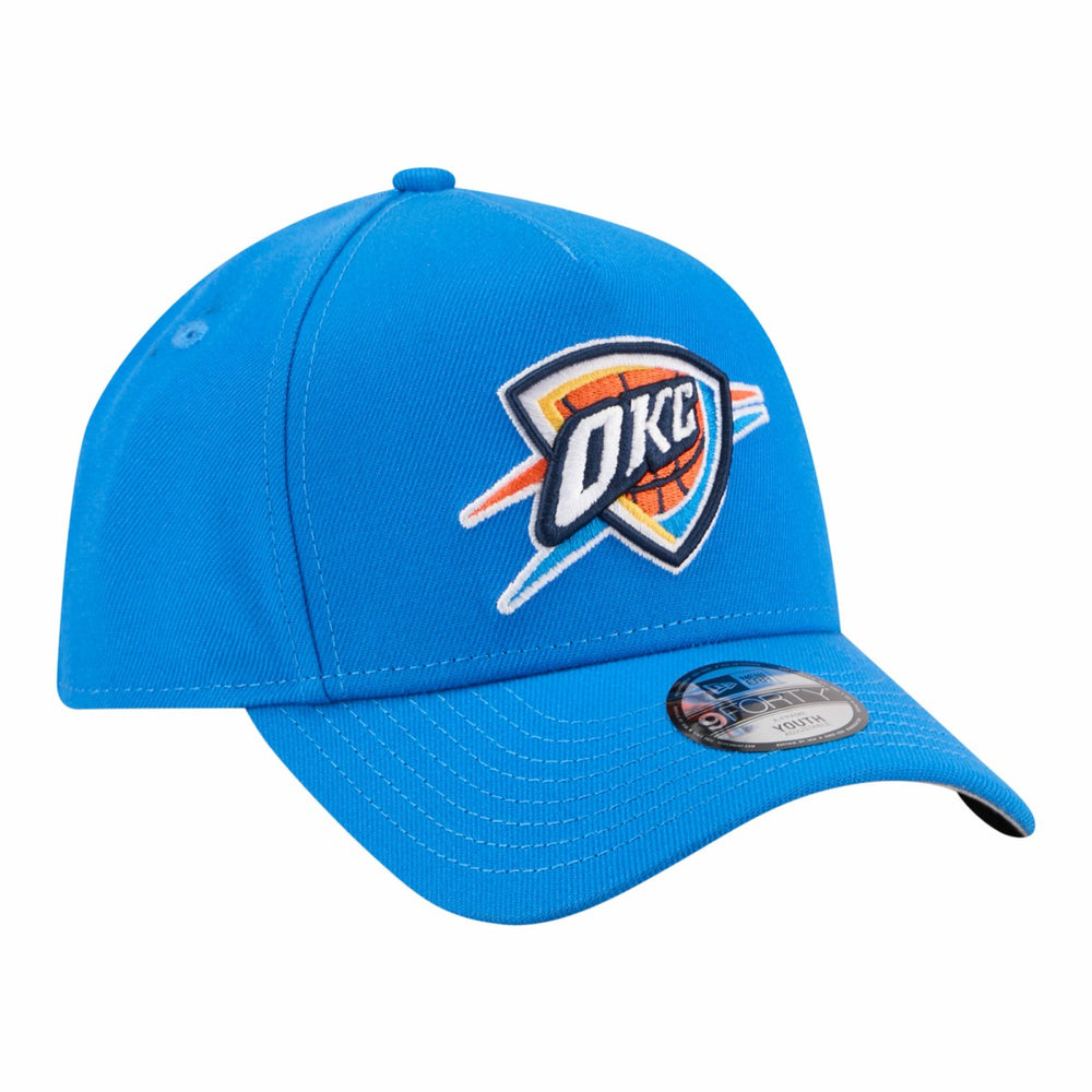 Oklahoma City Thunder Youth 9FORTY A-Frame Adjustable Hat Blue - New Era