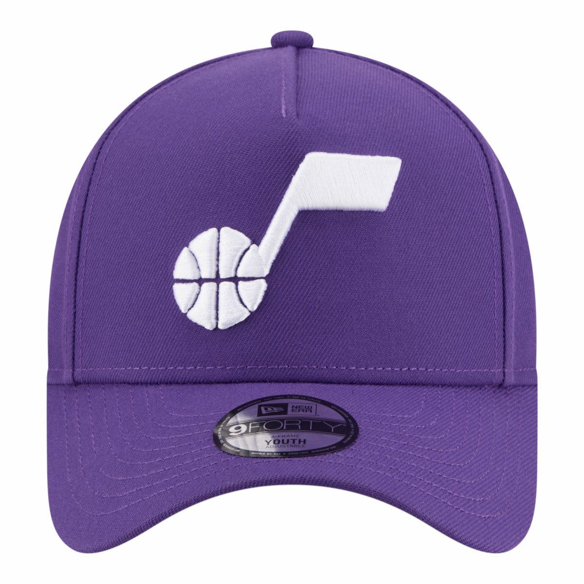 Utah Jazz Youth 9FORTY A-Frame Adjustable Hat Purple - New Era