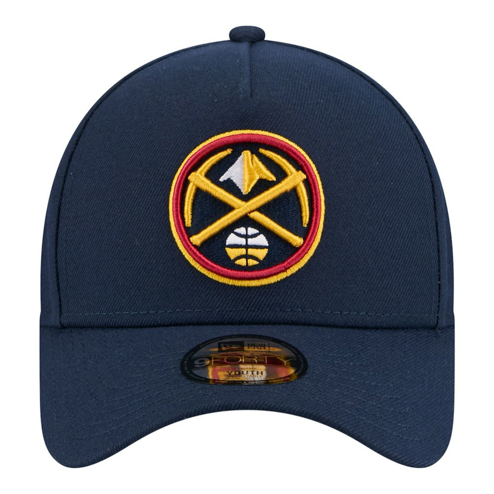 Denver Nuggets Youth 9FORTY A-Frame Adjustable Hat Navy - New Era