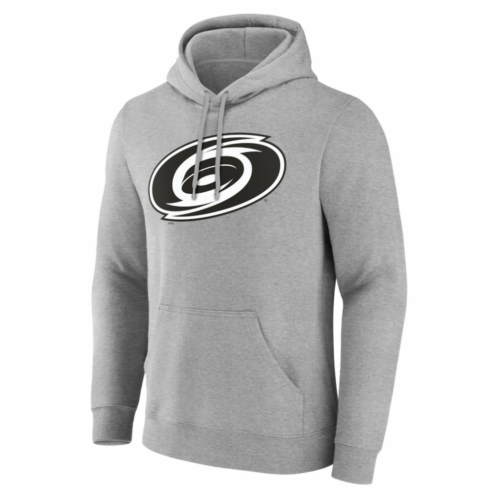Carolina Hurricanes Big & Tall Personalized Name & Number Monochrome Pullover Hoodie - Gray | US 203773694
