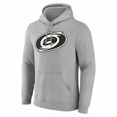 Carolina Hurricanes Big & Tall Personalized Name & Number Monochrome Pullover Hoodie - Gray | US 203773694