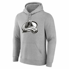 Colorado Avalanche Big & Tall Personalized Name & Number Monochrome Pullover Hoodie - Gray | US 203773700
