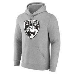 Florida Panthers Big & Tall Personalized Name & Number Monochrome Pullover Hoodie - Gray | US 203773715