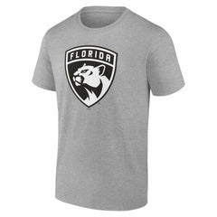Florida Panthers Big & Tall Personalized Name & Number Monochrome T-Shirt - Gray | US 203773716