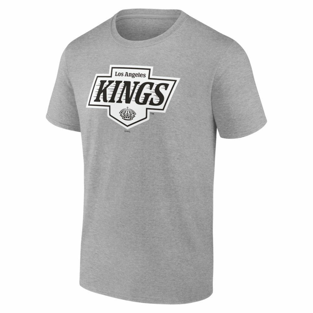Los Angeles Kings Big & Tall Personalized Name & Number Monochrome T-Shirt - Gray | US 203773719