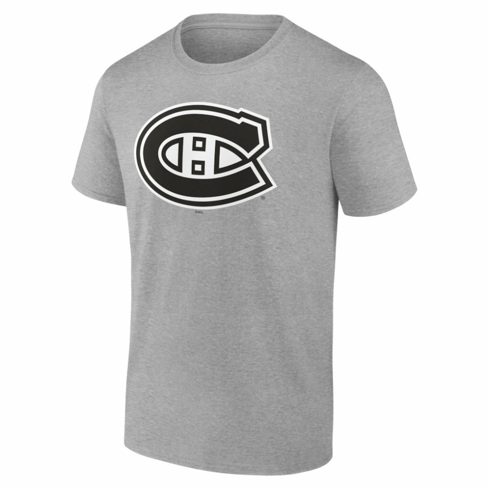 Montreal Canadiens Big & Tall Personalized Name & Number Monochrome T-Shirt - Gray | US 203773725