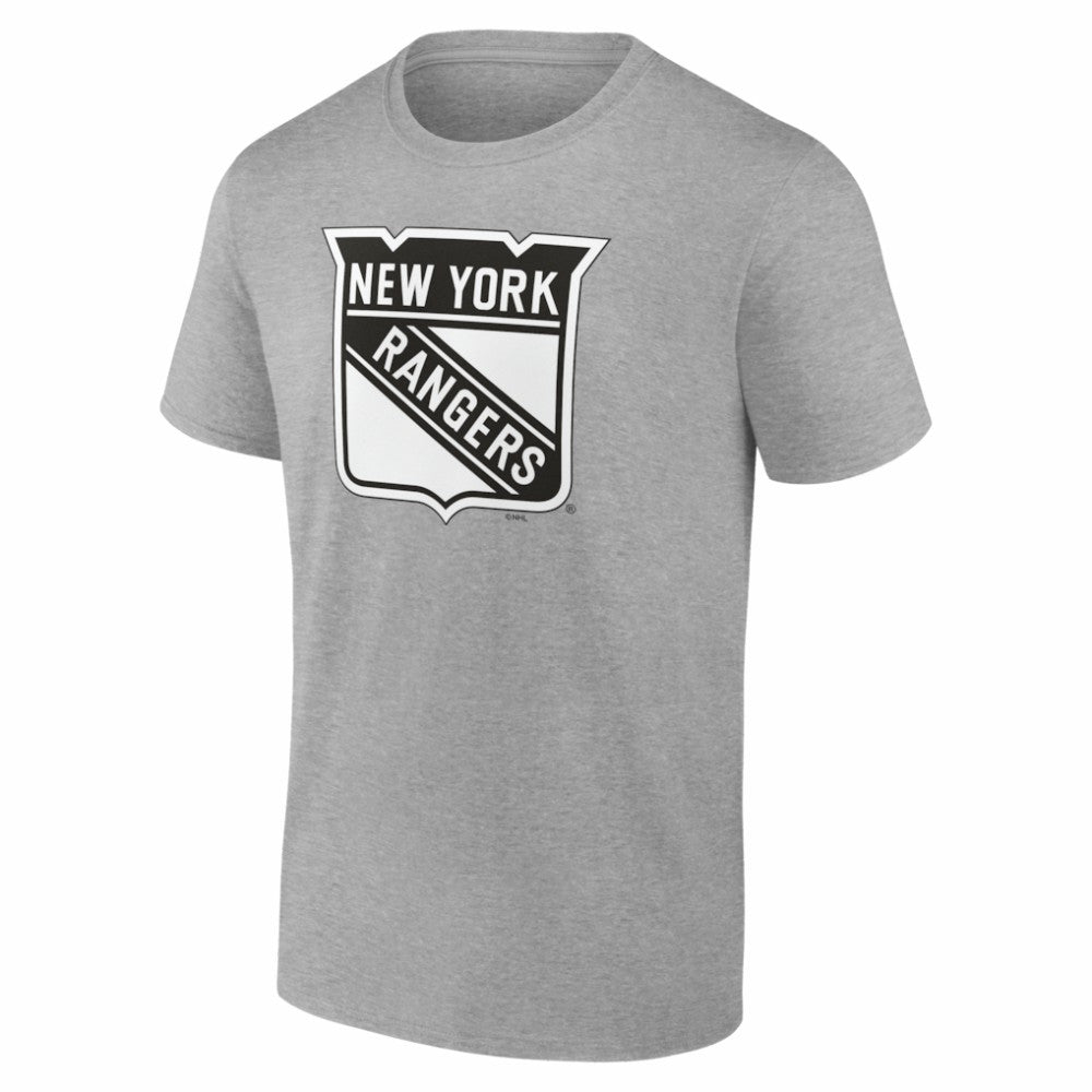 New York Rangers Big & Tall Personalized Name & Number Monochrome T-Shirt - Gray | US 203773737