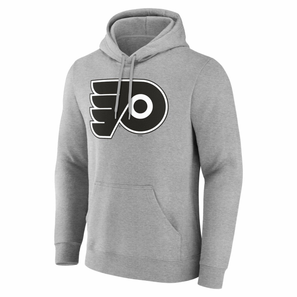 Philadelphia Flyers Big & Tall Personalized Name & Number Monochrome Pullover Hoodie - Gray | US 203773742