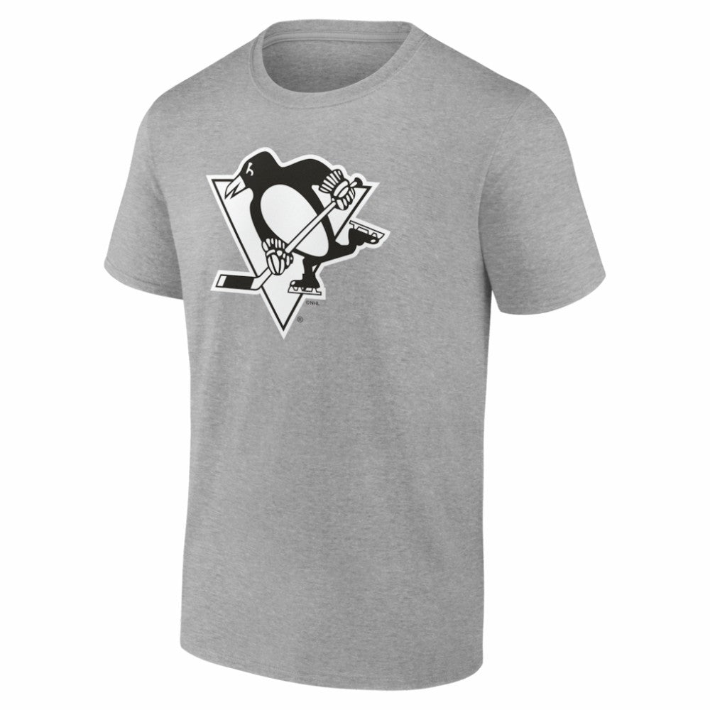 Pittsburgh Penguins Big & Tall Personalized Name & Number Monochrome T-Shirt - Gray | US 203773746